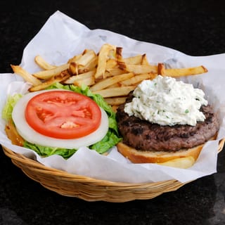 The Moody Bleu Burger